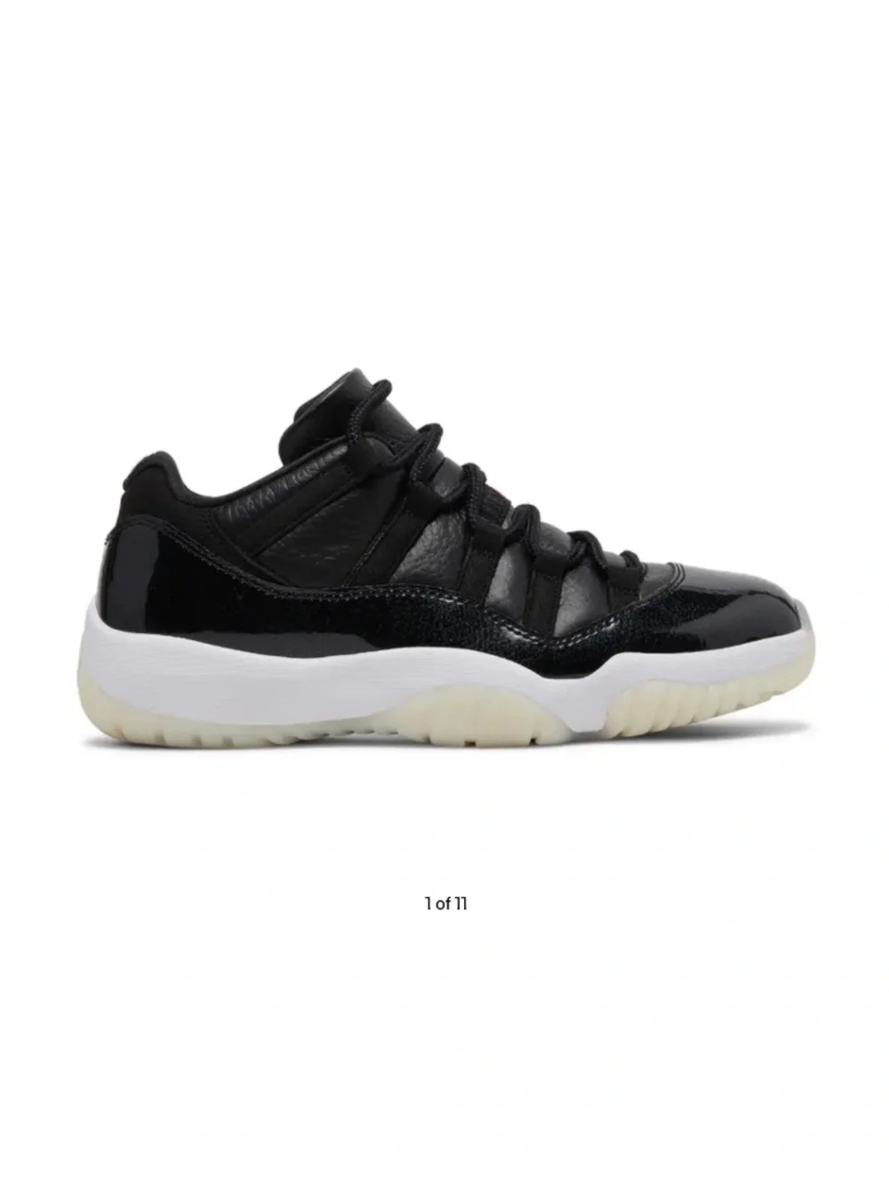 Air Jordan 11 Retro Low (GS) '72-10' 528896-001 Size 5.5Y